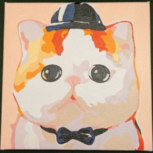 親子DIY數字油畫｜童媽吉數字畫藝術館創作課程