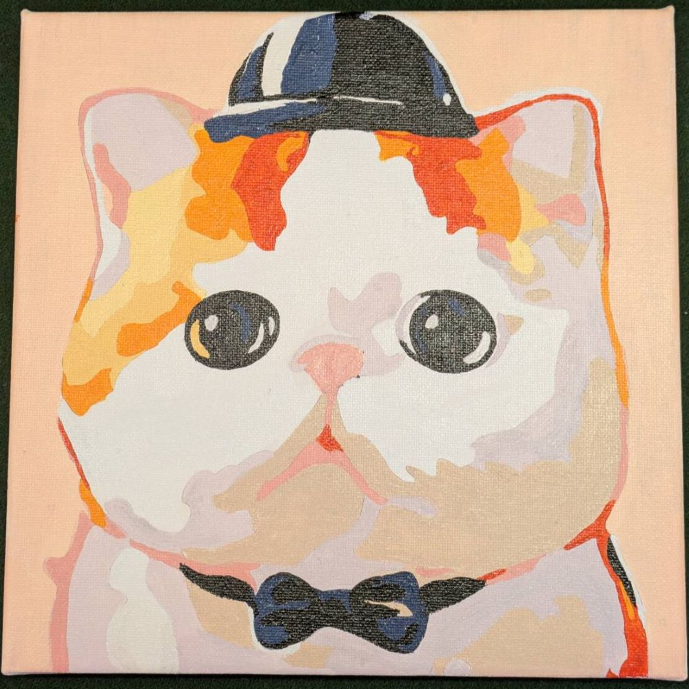 親子DIY數字油畫｜童媽吉數字畫藝術館創作課程