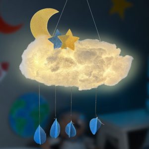 親子DIY雲朵燈｜童媽吉派對手作屋