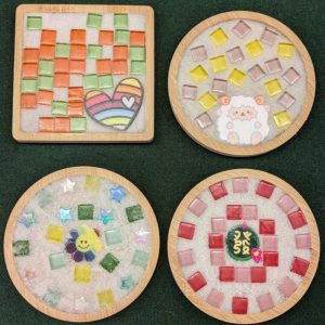 親子DIY馬賽克杯墊｜童媽吉拼貼工坊創意手作